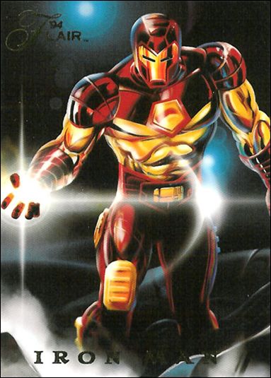 Marvel Annual Flair '94 (PowerBlast Subset) card 3 Iron Man