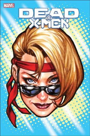Dead X-Men issue 3-B Mark Brooks Headshot Cover