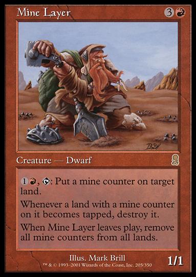 Magic the Gathering: Odyssey (Base Set) card 205 Mine Layer