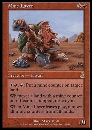 Magic the Gathering: Odyssey (Base Set) card 205 Mine Layer
