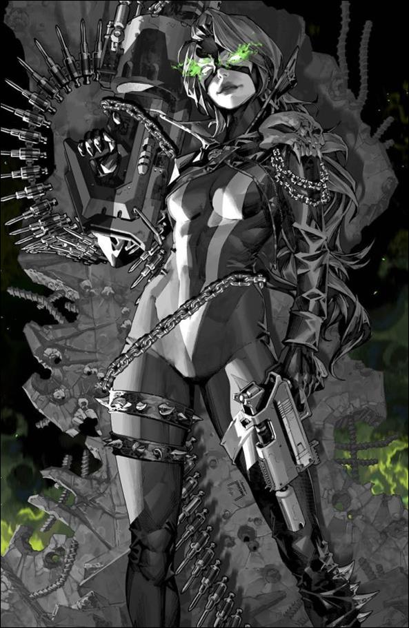 Scorched issue 22-C Kael Ngu B&W Cover
