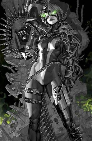 Scorched issue 22-C Kael Ngu B&W Cover