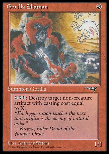 Magic the Gathering: Alliances (Base Set) card 72-B Gorilla Shaman