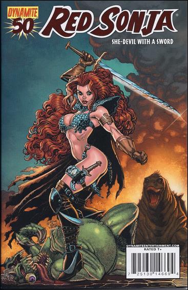 Red Sonja (2005) issue 50-G Arthur Adams DF Red Foil 1/300