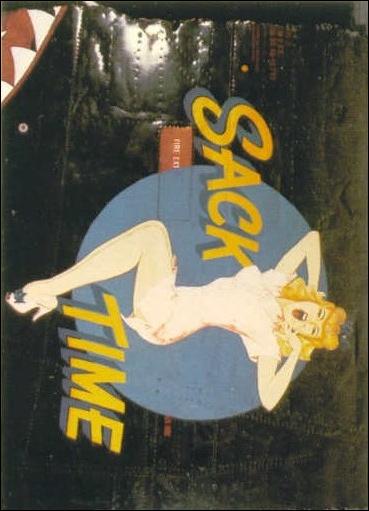 Vintage Aircraft Nose Art (Base Set) card 14 Sack Time