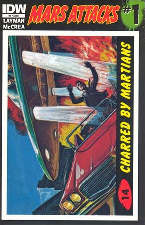 Mars Attacks (2012) issue 1-N Card #14 (Charred by Martians)