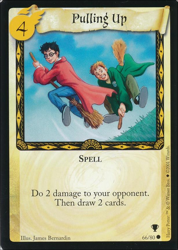 Harry Potter: Quidditch Cup (Base Set) card 66 Pulling Up