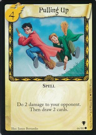 Harry Potter: Quidditch Cup (Base Set) card 66 Pulling Up