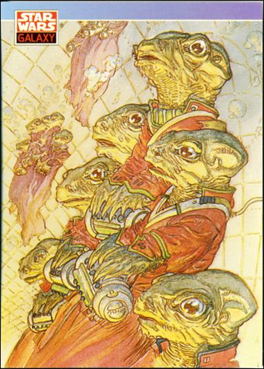 Star Wars Galaxy: Series 1 (Base Set) card 98 Michael Wm. Kaluta