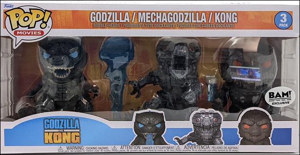 POP! Movies Multi-Packs figure nn18 Godzilla / Mechagodzilla / Kong BAM! Exclusive