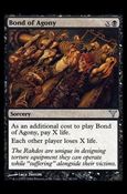 Magic the Gathering: Dissension (Base Set) card 38 Bond of Agony