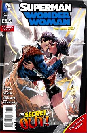 Superman/Wonder Woman issue 4-B Polybagged Tony Daniel Cover Combo Pack