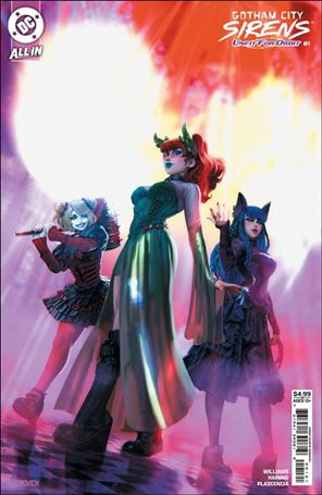 Gotham City Sirens: Unfit for Orbit issue 1-B Noobovich Cardstock Cover