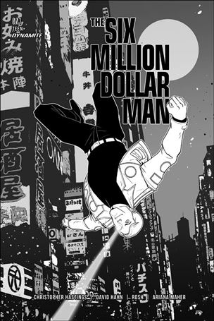 Six Million Dollar Man (2019) issue 1-I Denis Medri 1:50 Black & White Cover