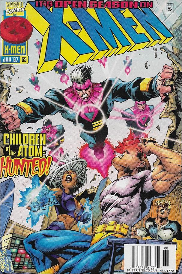 X-Men (1991) issue 65-B Newsstand Edition / Price Variant