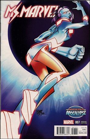 Ms. Marvel (2016) issue 7-B Pasqual Ferry Horsemen of Apocalypse Cover