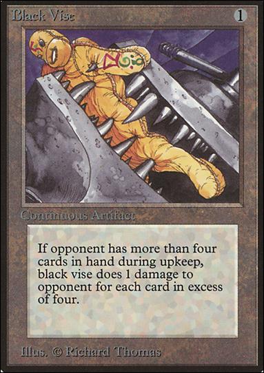 Magic the Gathering: Limited Edition Beta (Base Set) card 234 Black Vise