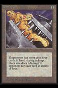 Magic the Gathering: Limited Edition Beta (Base Set) card 234 Black Vise
