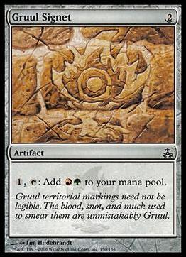 Magic the Gathering: Guildpact (Base Set) card 150 Gruul Signet