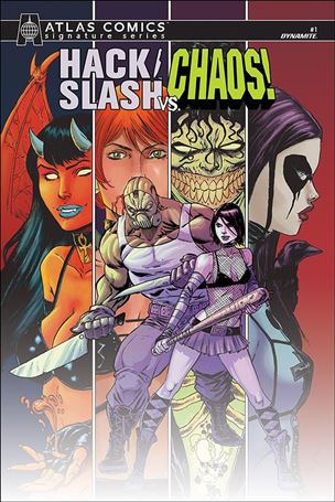 Hack/Slash vs Chaos issue 1-E Tim Seeley Atlas Signed Edition Cover
