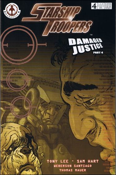 Starship Troopers: Damaged Justice issue 4 Shanth Enjeti Cover