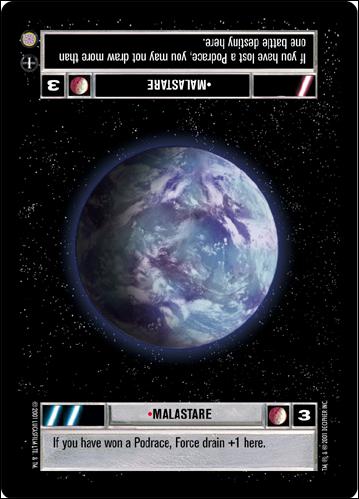 Star Wars: Coruscant Limited (Base Set) card 178 Malastare