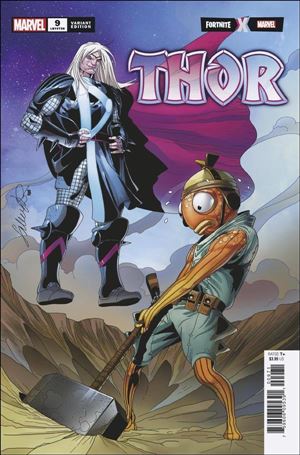 Thor (2020) issue 9-E Salvador Larroca Fortnite Cover