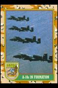 Desert Storm: Series 1 (Base Set) card 34 A-10s in Formation