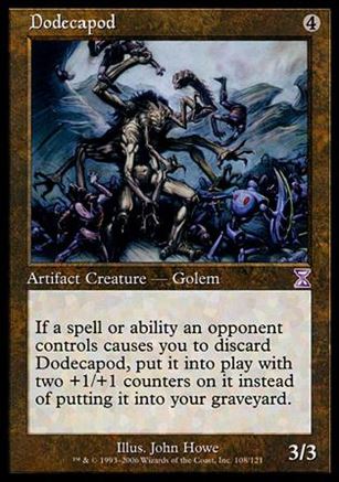 Magic the Gathering: Time Spiral (Timeshifted Subset) card 108 Dodecapod