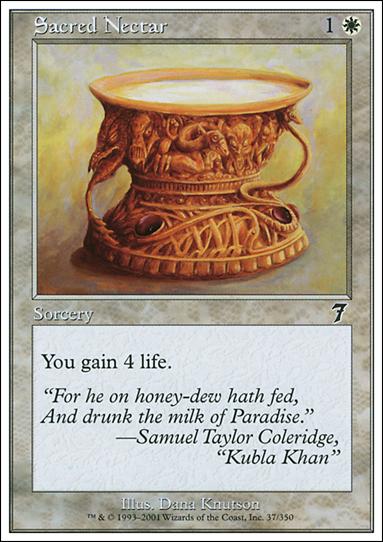 Magic the Gathering: 7th Edition (Base Set) card 37 Sacred Nectar