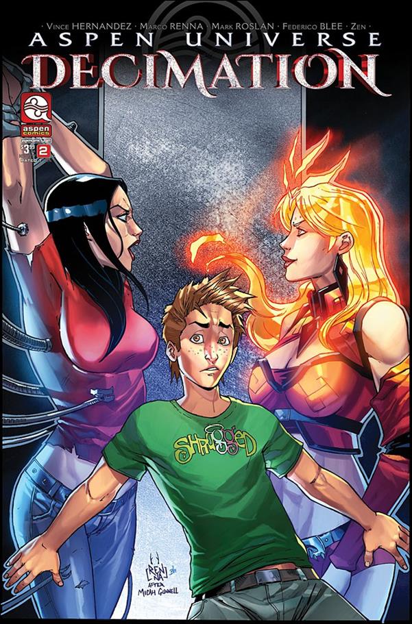 Aspen Universe: Decimation issue 2 Marco Renna Cover