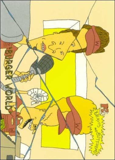 Beavis and Butt-Head (Base Set) card '3269' "Burger World"