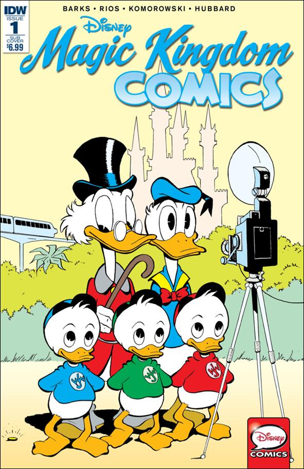 Disney Magic Kingdom Comics issue 1-B Carl Barks Subscription Cover