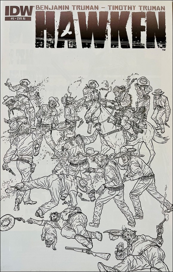 Hawken issue 5-B Geof Darrow 1:10 Cover