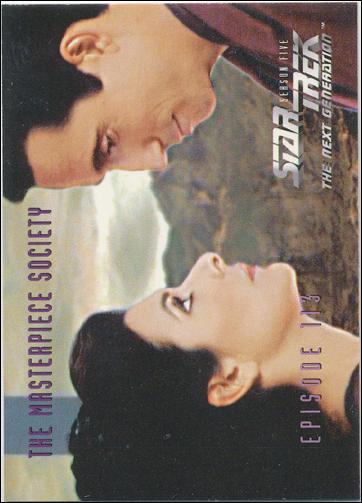 Star Trek: The Next Generation - The Episode Collection Season Five (Base Set) card 468 The Masterpiece Society, Episode 113C