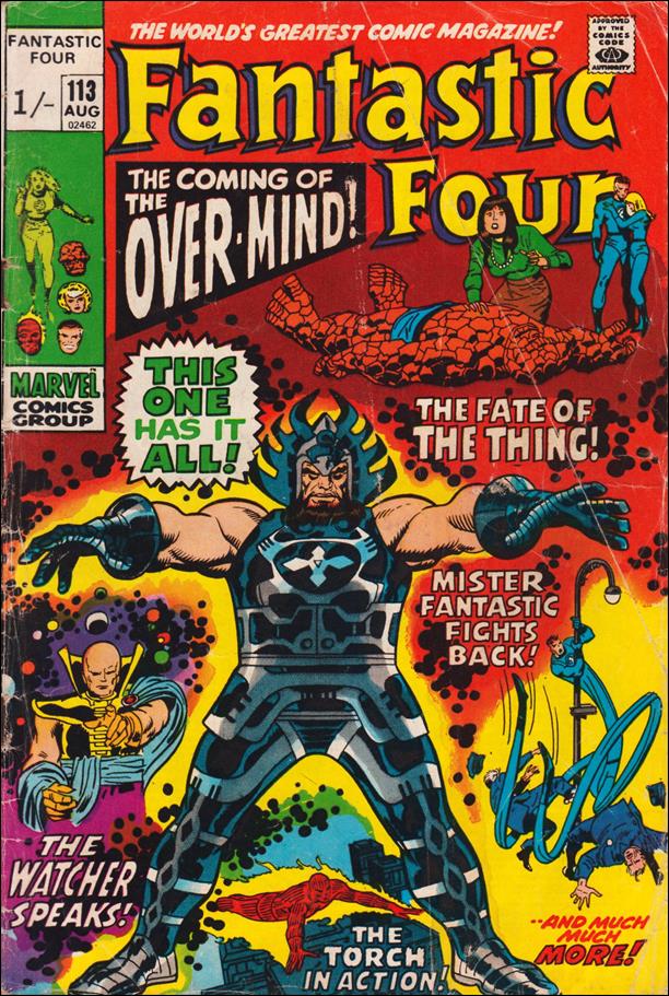 Fantastic Four (1961) issue 113-B UK Price Cover