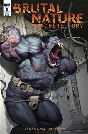 Brutal Nature: Concrete Fury  issue 1-B Ariel Olivetti Subscription Cover
