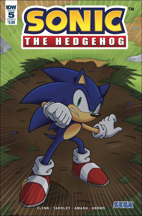 Sonic the Hedgehog (2018) issue 5 Jamal Peppers Cover