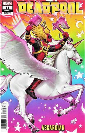 Deadpool (2018) issue 11-B David Nakayama Asgardian Cover