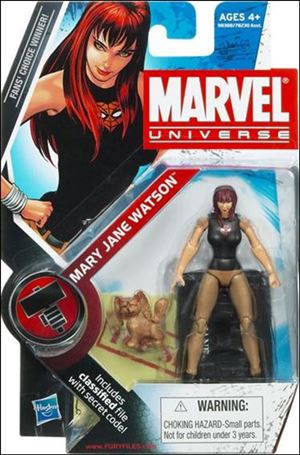 Marvel Universe (Series 2) figure 023 Mary Jane Watson with Ms. Lion