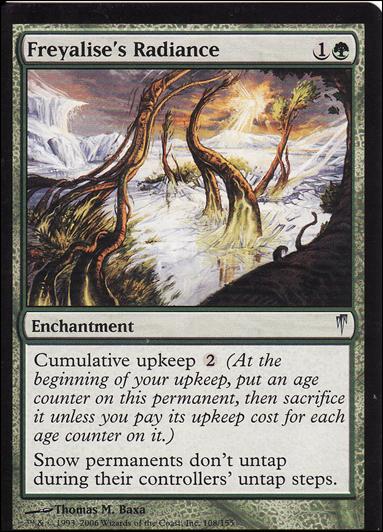 Magic the Gathering: Coldsnap (Base Set) card 108 Freyalise's Radiance