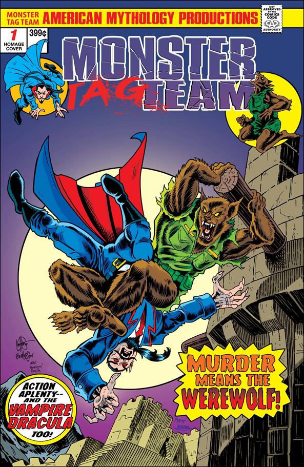 Monster Tag Team issue 1-C Buz Hasson Cover