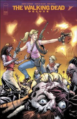 Walking Dead Deluxe issue 112-C Whilce Portacio Connecting Cardstock Cover