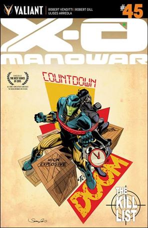 X-O Manowar (2012)  issue 45-B Stephen Mooney Cover
