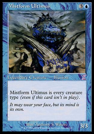 Magic the Gathering: Time Spiral (Timeshifted Subset) card 26 Mistform Ultimus