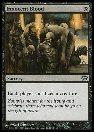 Magic the Gathering: Planechase (Base Set) card 33 Innocent Blood