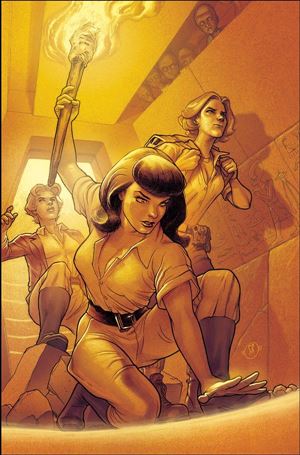 Bettie Page: The Alien Agenda issue 2-P Stephane Roux 1:30 Virgin Cover