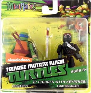 Teenage Mutant Ninja Turtles Minimates (2-Packs) figure 2 Leonardo and Foot Soldier