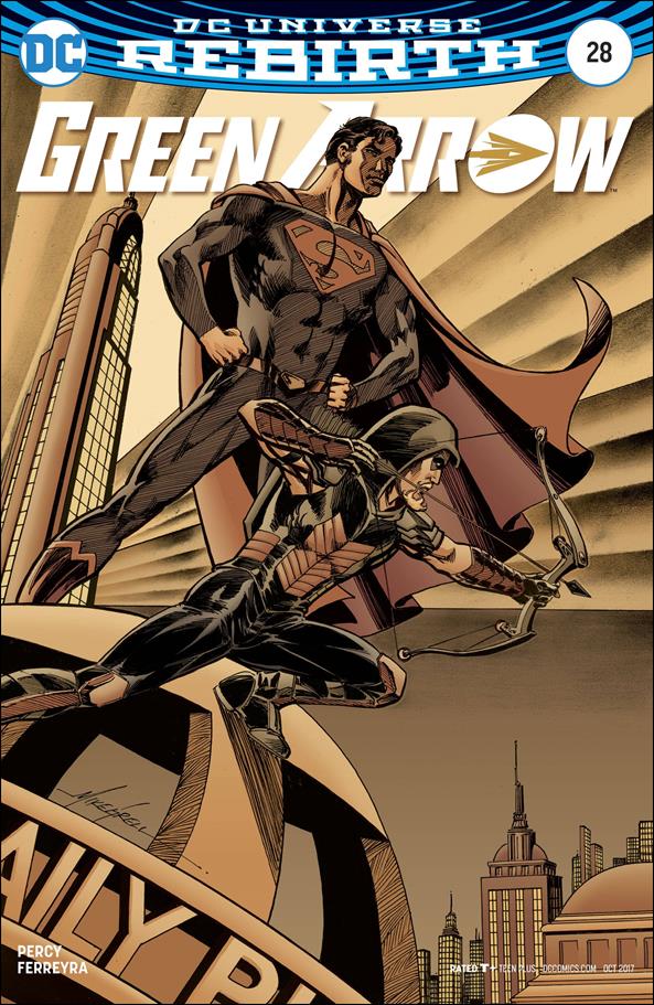 Green Arrow (2016) issue 28-B Mike Grell Cover