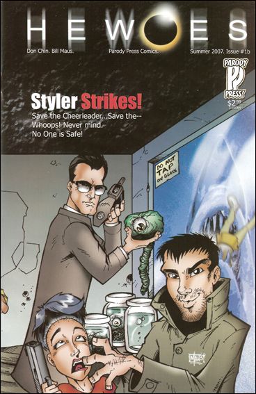Hewoes issue 1-B Villains Cover
